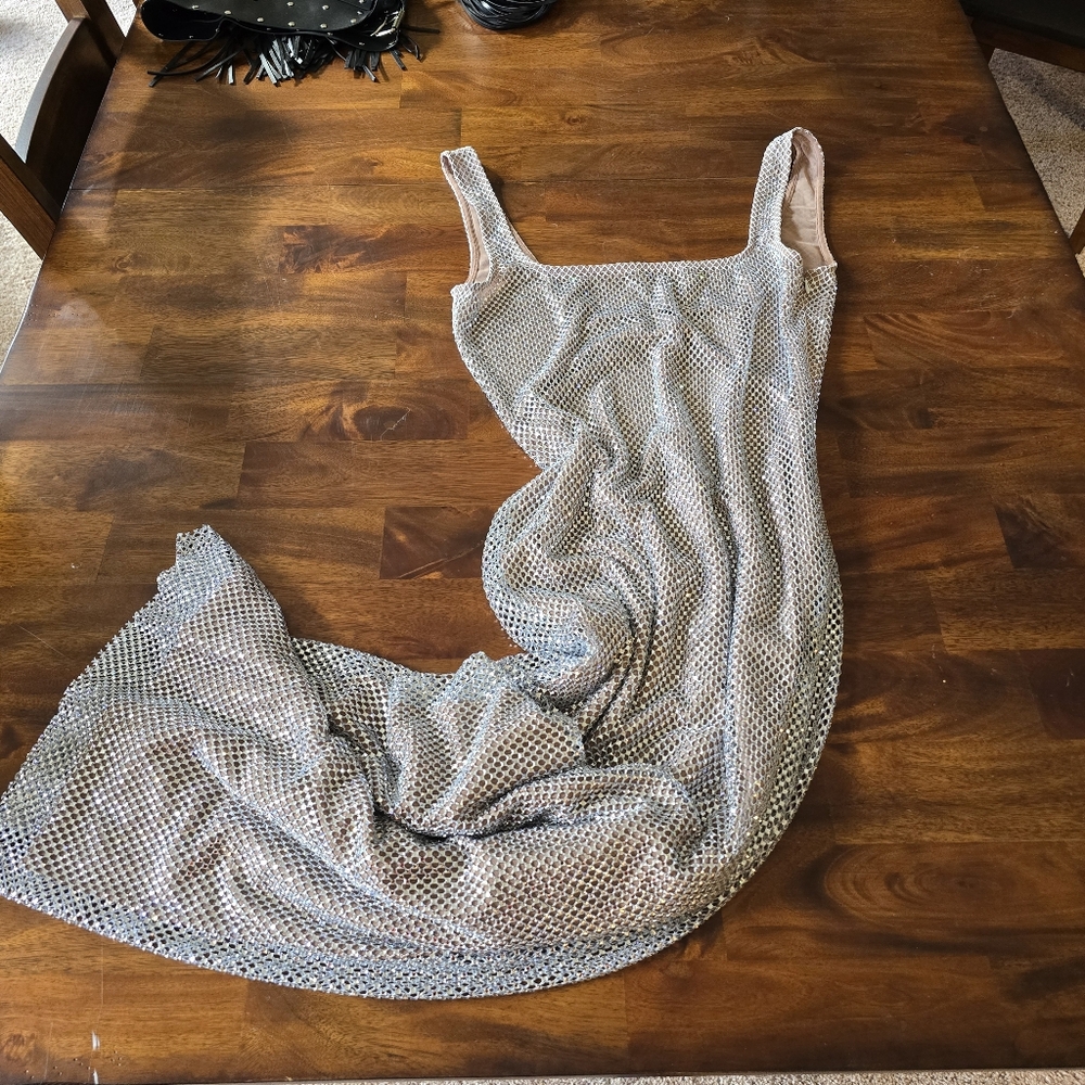 Baby Boo Viral Silver Petra Dress XL